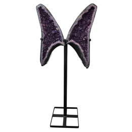 amethyst geode butterfly 64"