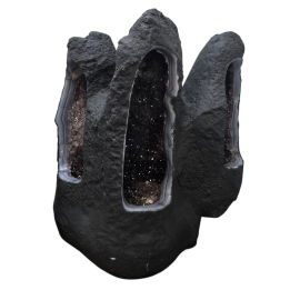3 huge amethyst cathedral geode 31" x 24"