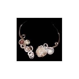 rose quartz necklace