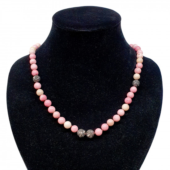 rhodonite necklace 8mm