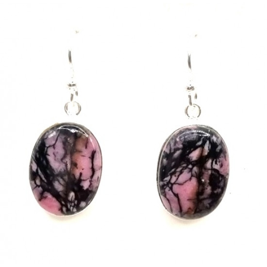 earrings rhodonite earrings rhodonite