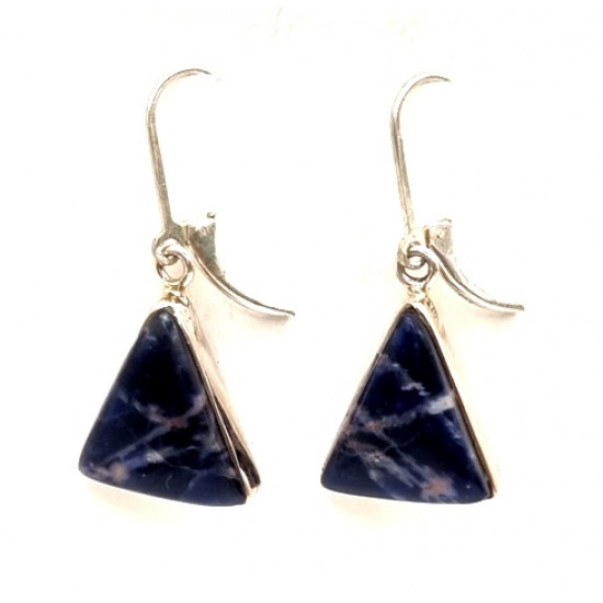 earrings sodalite
