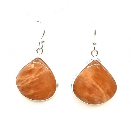 earrings sunstone