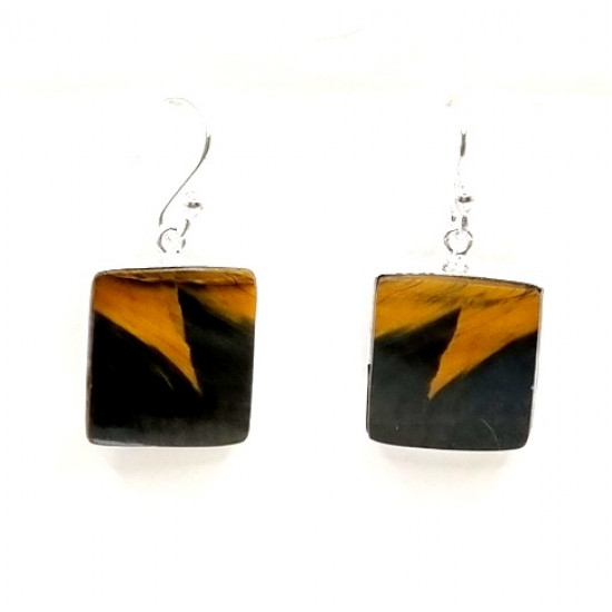 earrings tiger eyes