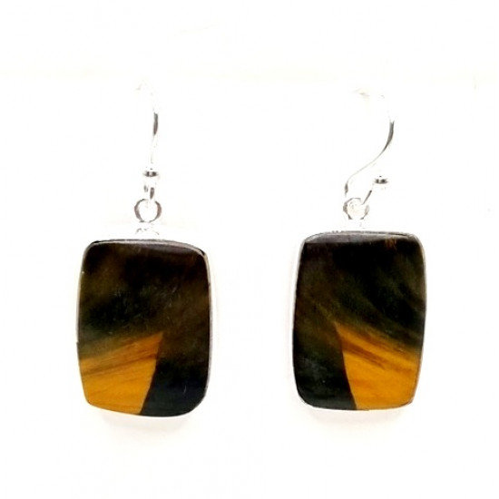 earrings tiger eyes