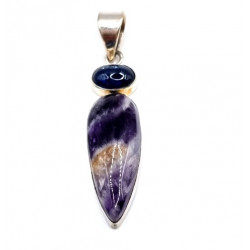 pendant kyanite - amethyst