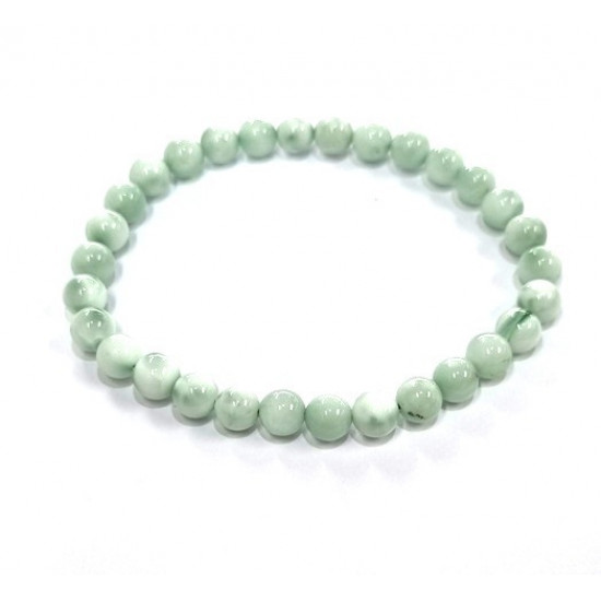 Green Angelite Bracelet 6mm Green Angelite Bracelet 6mm