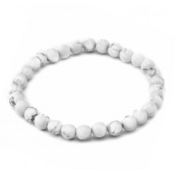 Magnesite Bracelet 6mm