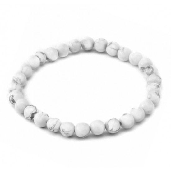 Magnesite Bracelet 6mm