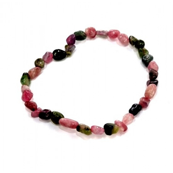 Watermelon Tourmaline Bracelet Tumbled