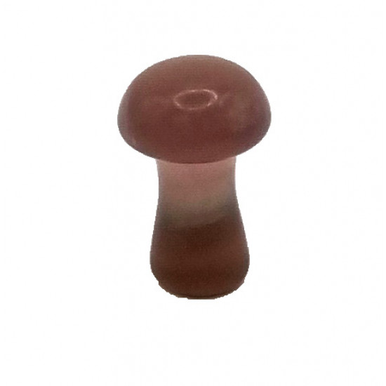 mushroom pink fluorite