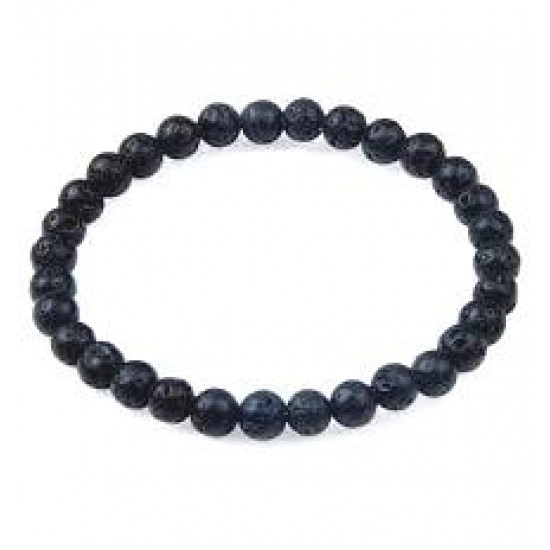 Lava Rock Bracelet 6mm