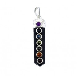 pendant shungite 7 chakras