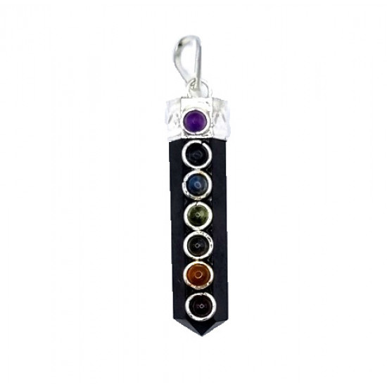pendant shungite 7 chakras