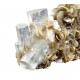 Aquamarine on muscovite