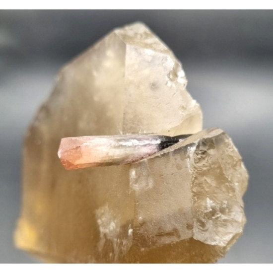 citrine et tourmaline liddicoatite