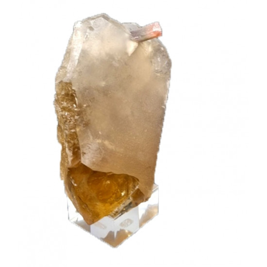 citrine et tourmaline liddicoatite