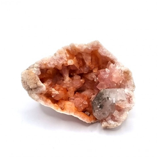 améthyste rose et calcite