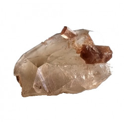 tourmaline rubellite on quartz