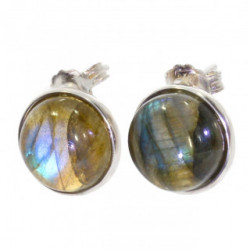 Sterling Silver Labradorite Earrings E-30-02