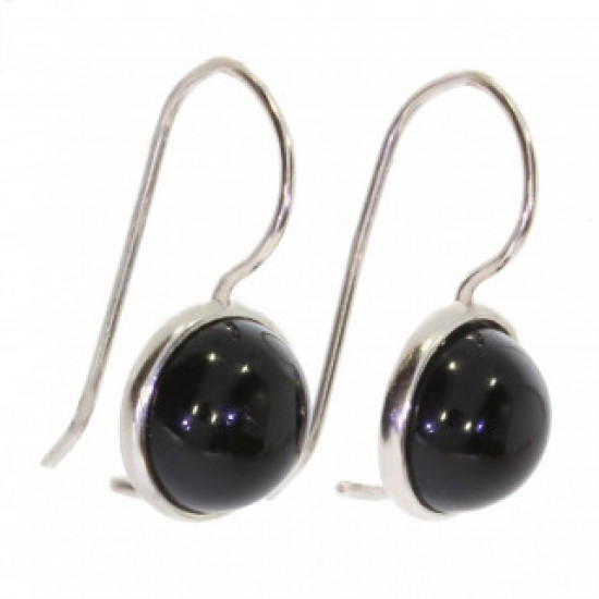 Sterling Silver Black Onyx Earrings E-30-03