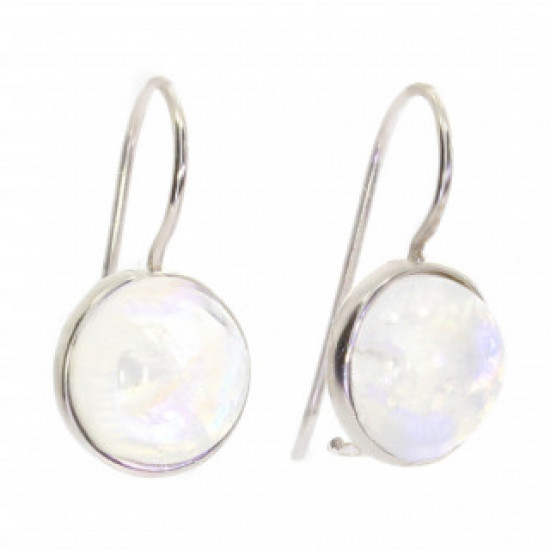 Sterling Silver Moonstone Earrings E-30-03