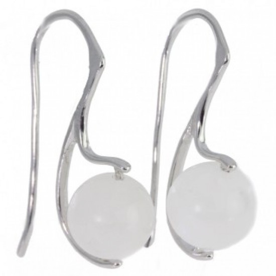 Sterling Silver Moonstone Earrings E-30-04