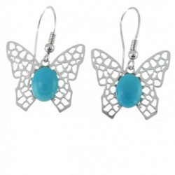 Sterling Silver Turquoise Earrings E-30-05