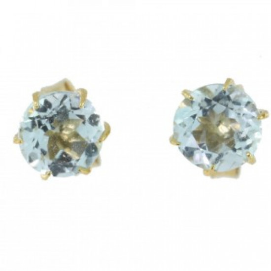 Vermeil Blue Topaz Earrings EF-02