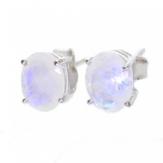 Sterling Silver Moonstone Earrings EF-15