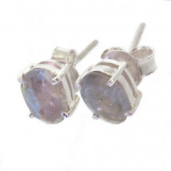 Sterling Silver Labradorite Earrings EF-15