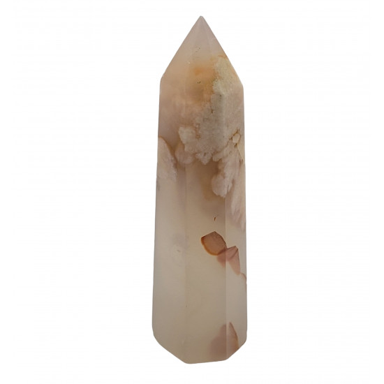 obélisque agate fleur