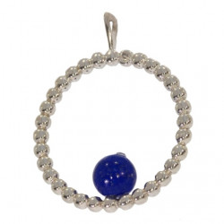 Sterling Silver Lapis Lazuli Pendant P30-17