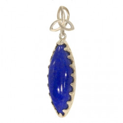 Sterling Silver Lapis Lazuli Pendant P34-14