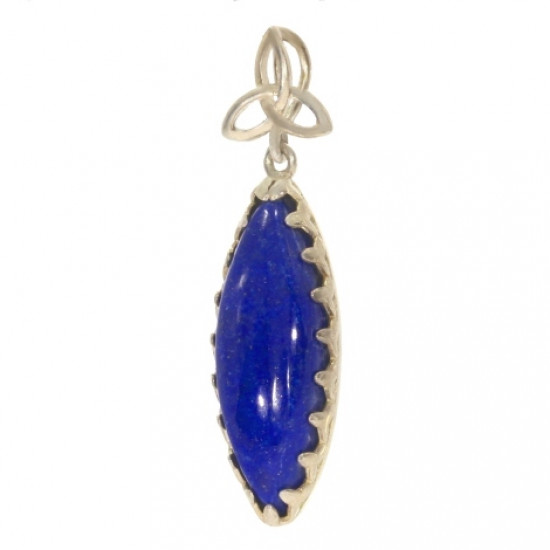 Sterling Silver Lapis Lazuli Pendant P34-14