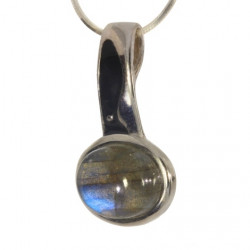 Sterling Silver Labradorite Pendant P38-09