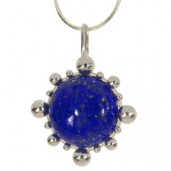 Sterling Silver Lapis Lazuli Pendant P58-02