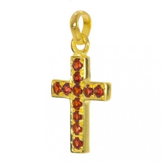 Vermeil Garnet Pendant PF-16 Vermeil Garnet Pendant PF-16