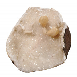 quartz and stilbite
