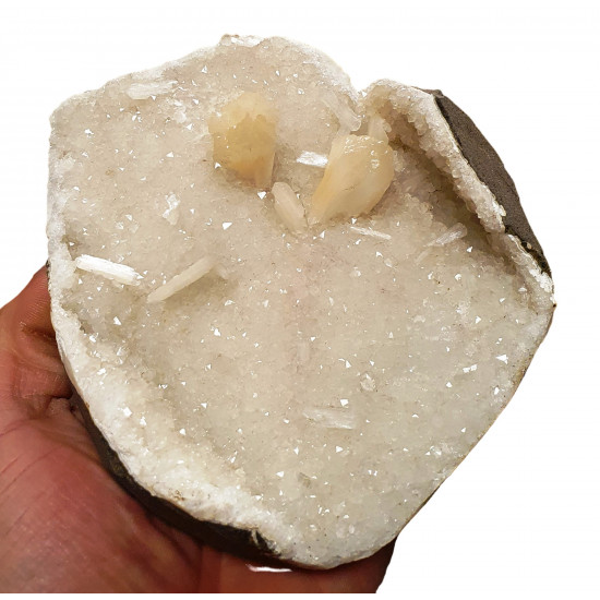 quartz and stilbite