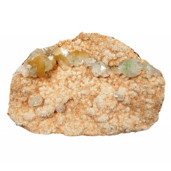 apophyllite and stilbite on heulandite