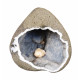 stilbite on chalcedony