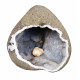 stilbite on chalcedony