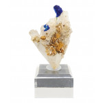 Azurite & Malachite on Gypsum