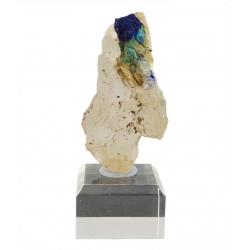 Azurite & Malachite on Gypsum