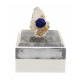 Azurite on Gypsum