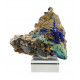 Azurite & Malachite on Gypsum