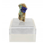 Azurite & Malachite on Gypsum
