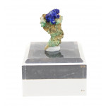 Azurite & Malachite on Gypsum