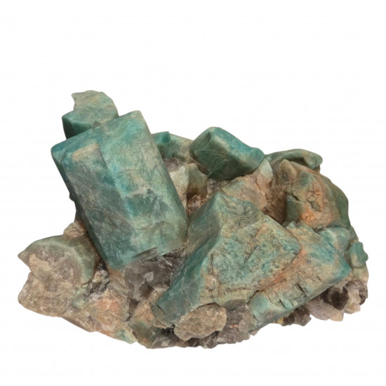 amazonite and smokyquartz